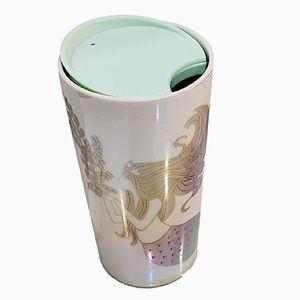 Starbucks ceramic white 12oz. tumbler LIMITED EDITION